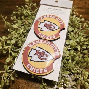 Car Coaster Set - Red and White